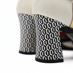 LES: VENUES DECOLLETE G805 BIANCO/NERO