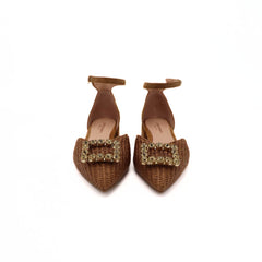 LORENZO MARI BALLERINA GIGLIO04 CUOIO