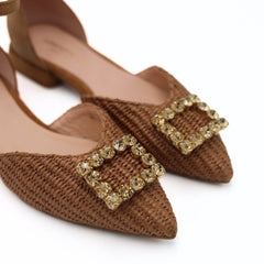 LORENZO MARI BALLERINA GIGLIO04 CUOIO