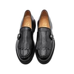 LUCA GROSSI MOCASSINO H485M NAPLAK NERO