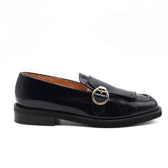 LUCA GROSSI MOCASSINO H485M SPAZZOLATO NERO