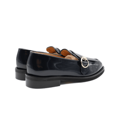 LUCA GROSSI MOCASSINO H485M SPAZZOLATO NERO