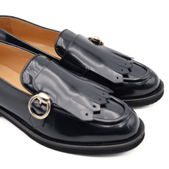 LUCA GROSSI MOCASSINO H485M SPAZZOLATO NERO