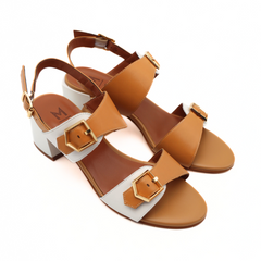 MELLUSO SANDALO K35547 FIBBIE BIANCO