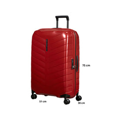 SAMSONITE TROLLEY MEDIO-GRANDE KK8-004-00 ATTRIX ROSSO