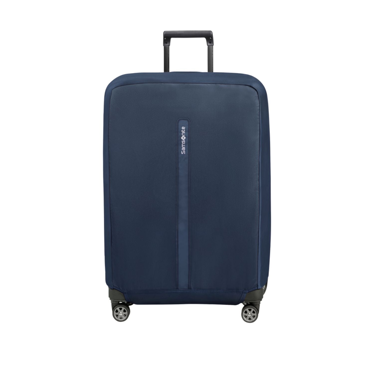 Cover per valigie protettiva colore Midnight Blue con tessuto elasticizzato