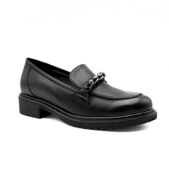 MELLUSO MOCASSINO R35523 CATENA NERO