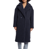 RINO&PELLE CAPPOTTO ELICIA TEDDY BLU