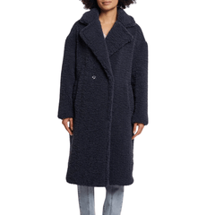 RINO&PELLE CAPPOTTO ELICIA TEDDY BLU