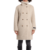 RINO&PELLE CAPPOTTO ENA TEDDY PANNA