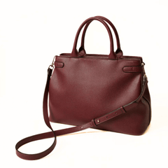 TWINSET BORSA DOUBLE BUCKLE TB7011 05609 BORDEAUX