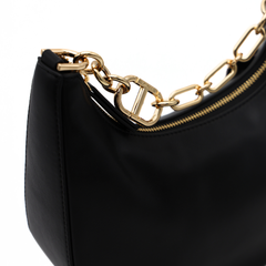 TWINSET BORSA TB7342 CROISSANT NERO