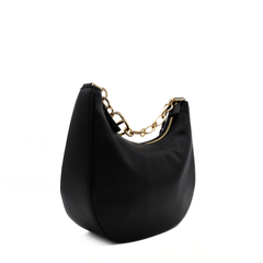 TWINSET BORSA TB7342 CROISSANT NERO