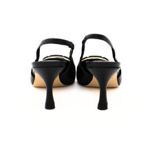TWINSET SLINGBACK TCP132 0006 PELLE NERO