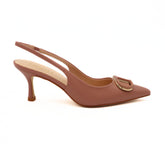 TWINSET SLINGBACK TCP132 11719 PELLE NUDE