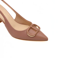 TWINSET SLINGBACK TCP132 11719 PELLE NUDE