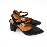 MELLUSO V412 LINDA 80 SLINGBACK DONNA NAPPA NERO