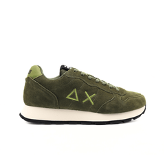 SUN68 SNEAKERS Z45106 74 CAMOSCIO VERDE MILITARE