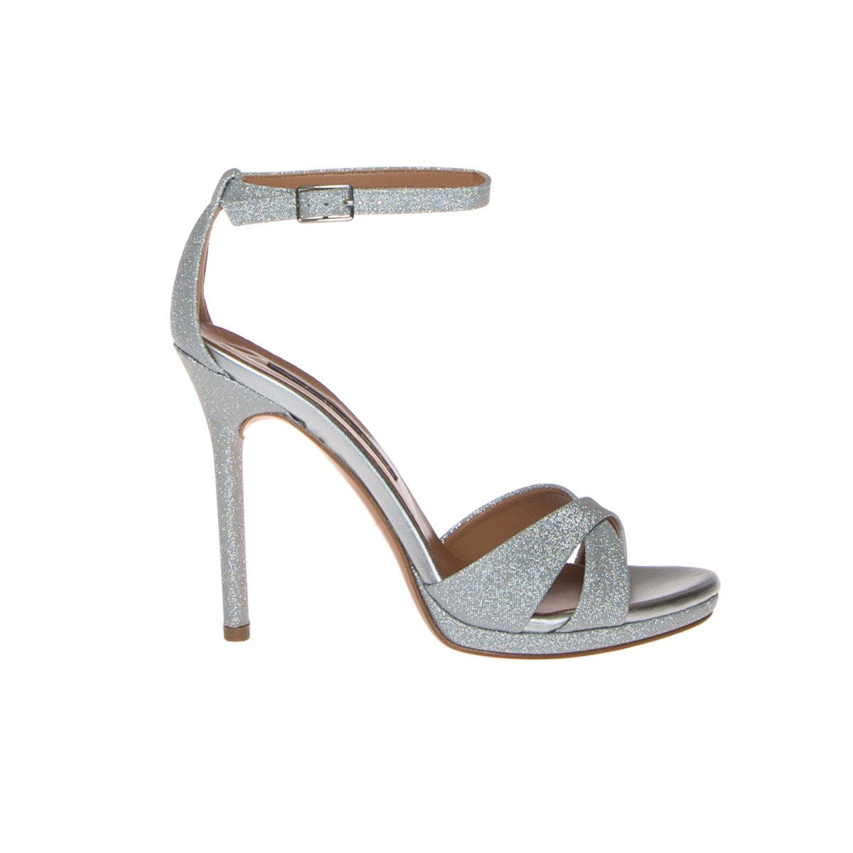 Sandali glitter argento deals