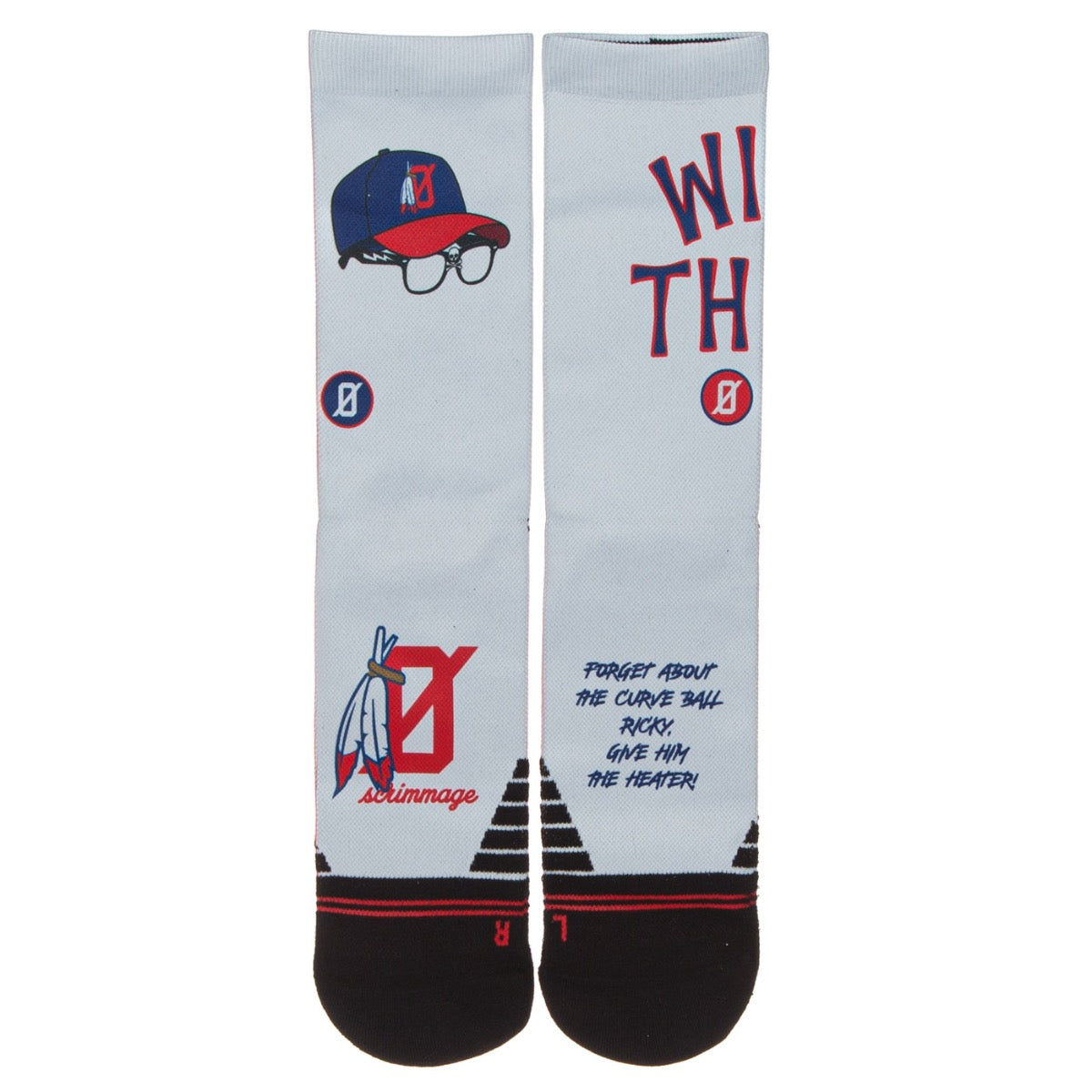 scrimmage-wild-thing-vaughn-99-white-calza-unisex
