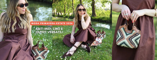 Moda donna primavera estate 2026: abiti midi, lino e outfit versatili