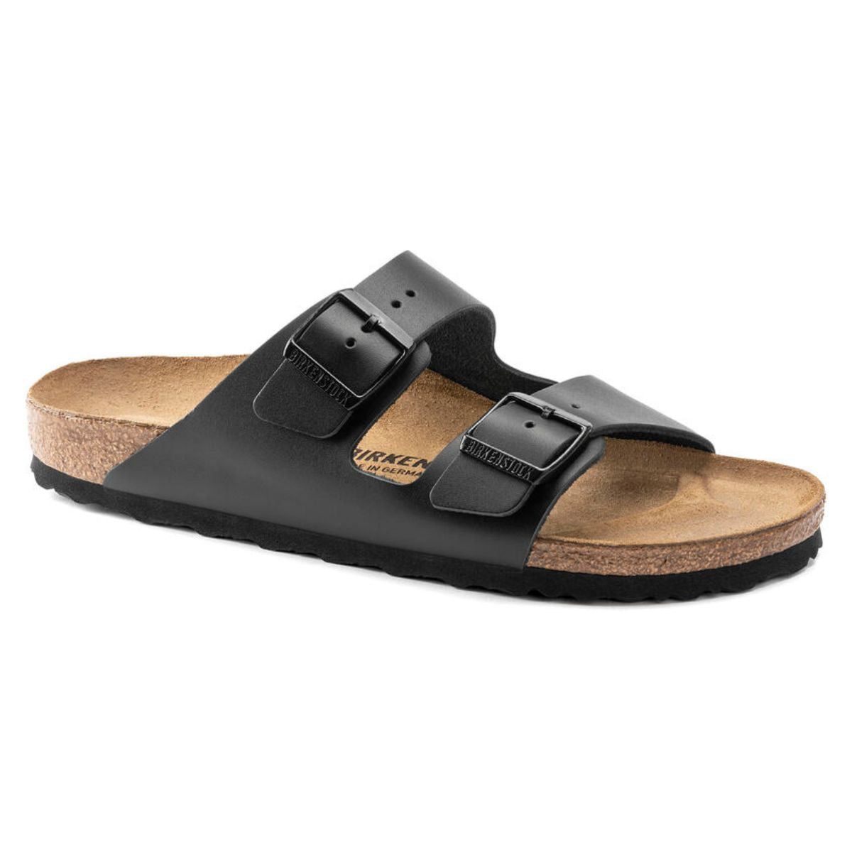 BIRKENSTOCK CIABATTA ARIZONA 051193 PELLE NERA NARROW FIT