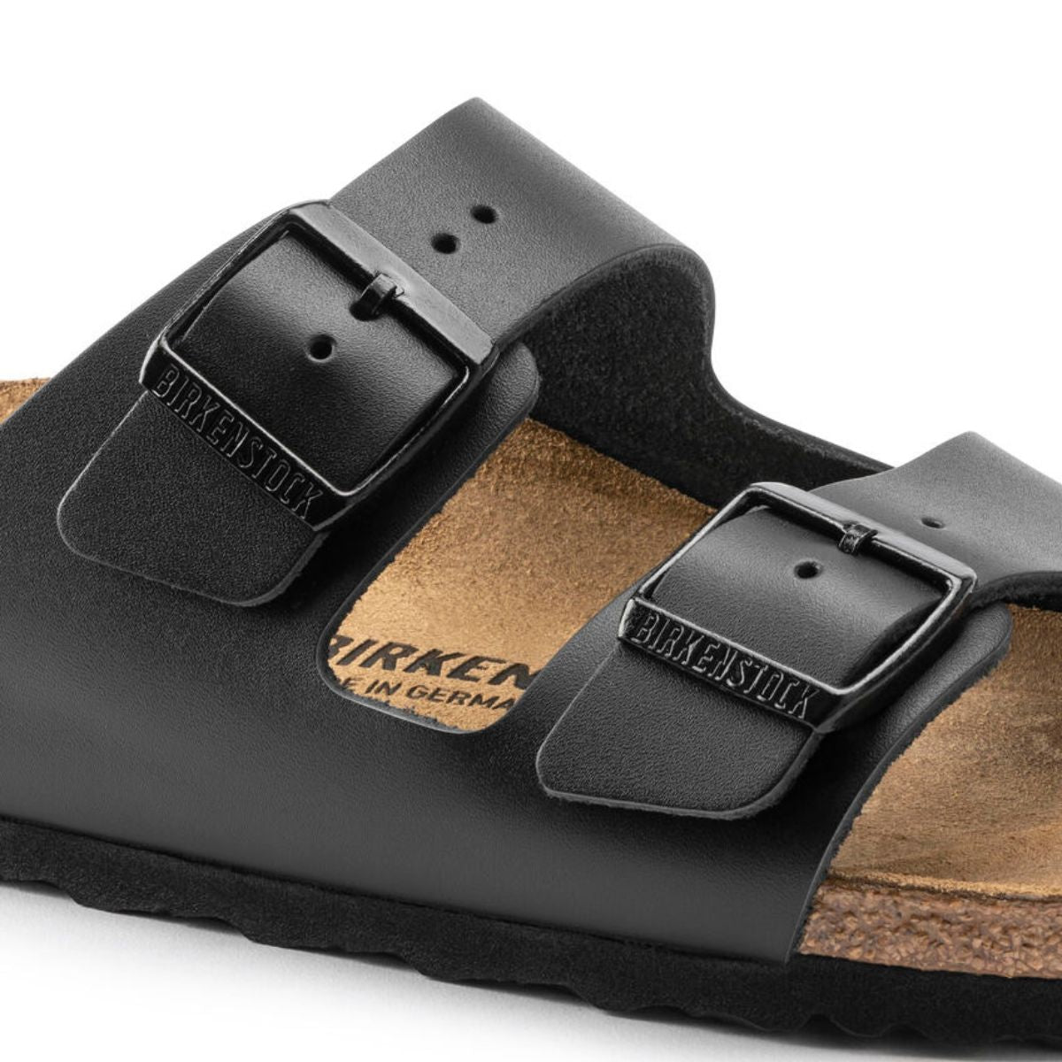 BIRKENSTOCK CIABATTA ARIZONA 051193 PELLE NERA NARROW FIT