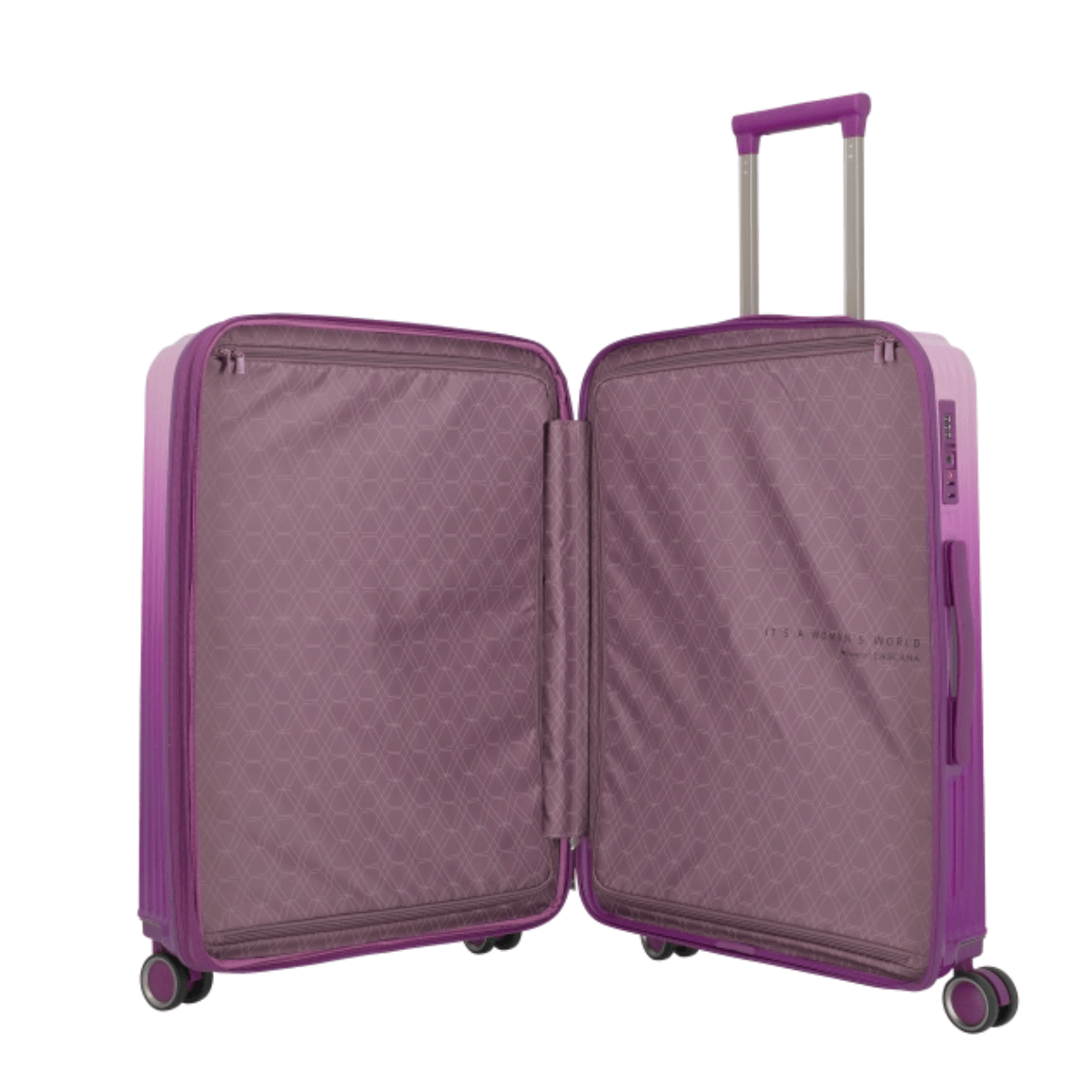 TRAVELITE TROLLEY MEDIO 077448 17 LASCANA PURPLE DEGRADE