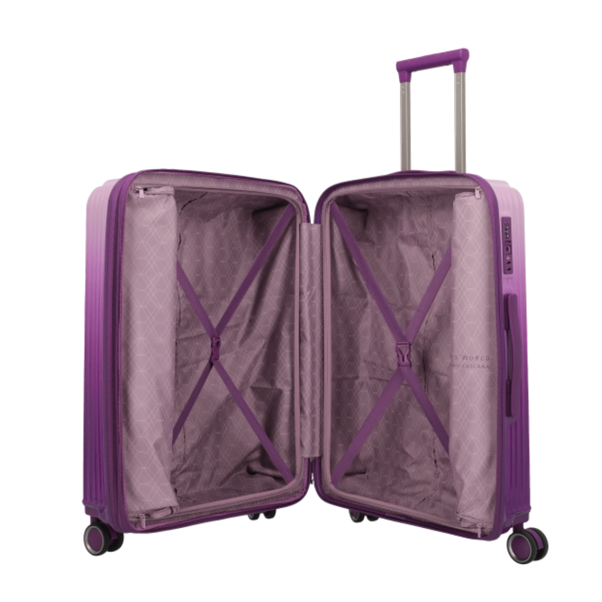TRAVELITE TROLLEY MEDIO 077448 17 LASCANA PURPLE DEGRADE