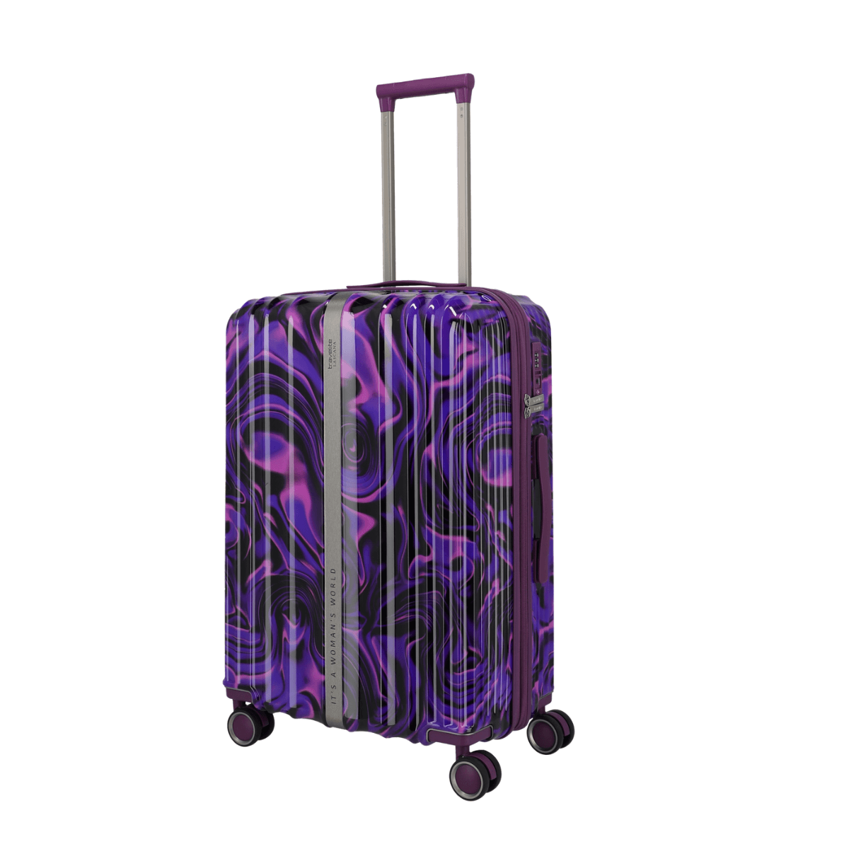 TRAVELITE TROLLEY MEDIO 077448 19 LASCANA PURPLE SWIRL
