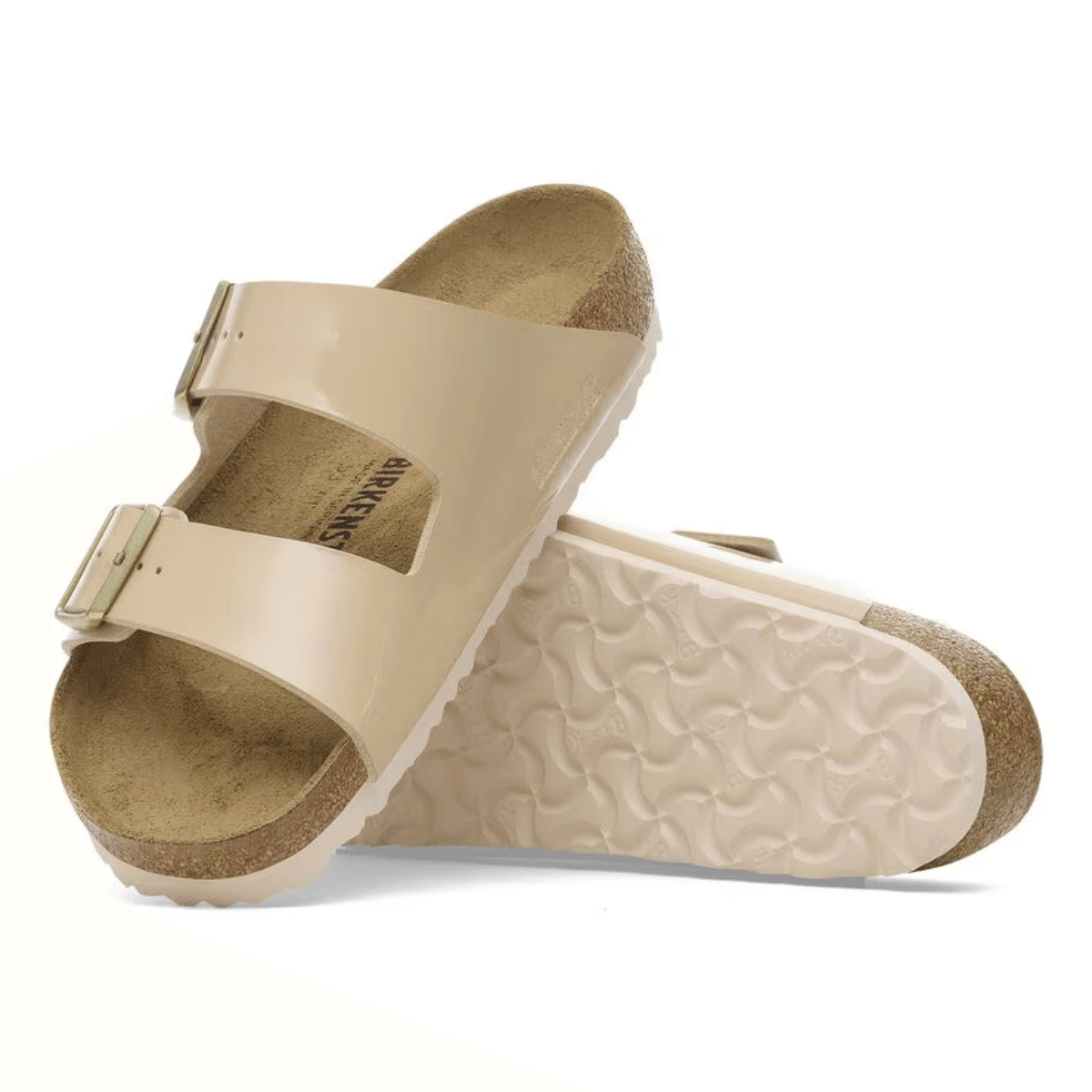 BIRKENSTOCK CIABATTA ARIZONA 1013070 PATENT SAND NARROW FIT