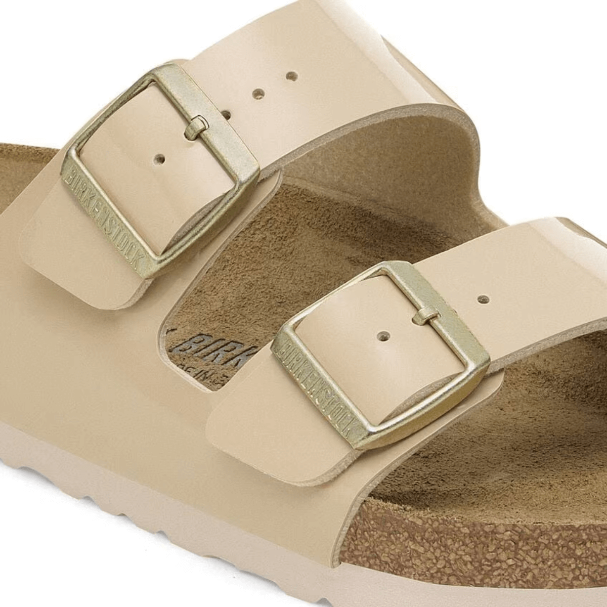 BIRKENSTOCK CIABATTA ARIZONA 1013070 PATENT SAND NARROW FIT