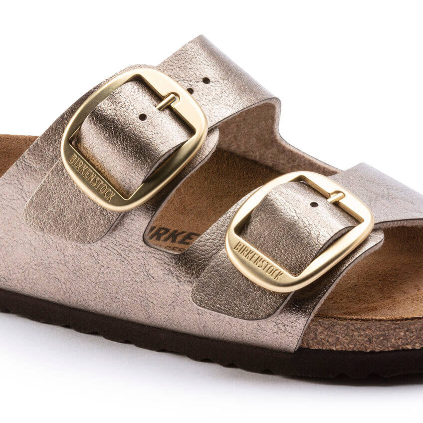 BIRKENSTOCK CIABATTA ARIZONA BIG BUCKLE 1020882 GRACEFUL TAUPE NARROW FIT