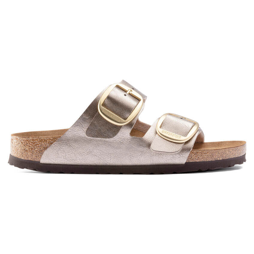 BIRKENSTOCK CIABATTA ARIZONA BIG BUCKLE 1020882 GRACEFUL TAUPE NARROW FIT