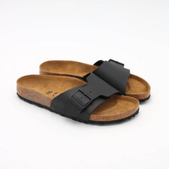 BIRKENSTOCK CIABATTA CATALINA 1026473 NERO NARROW FIT