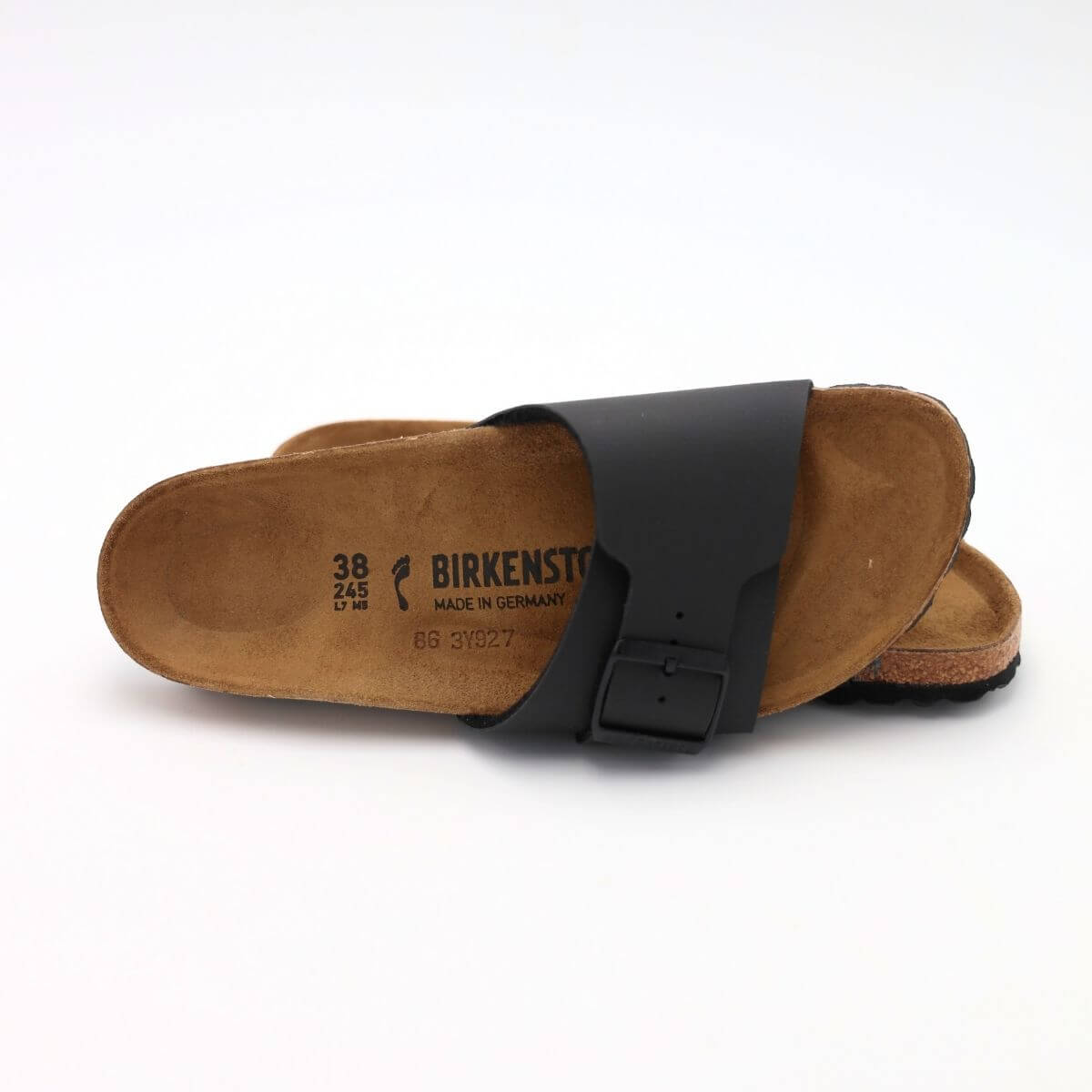 BIRKENSTOCK CIABATTA CATALINA 1026473 NERO NARROW FIT