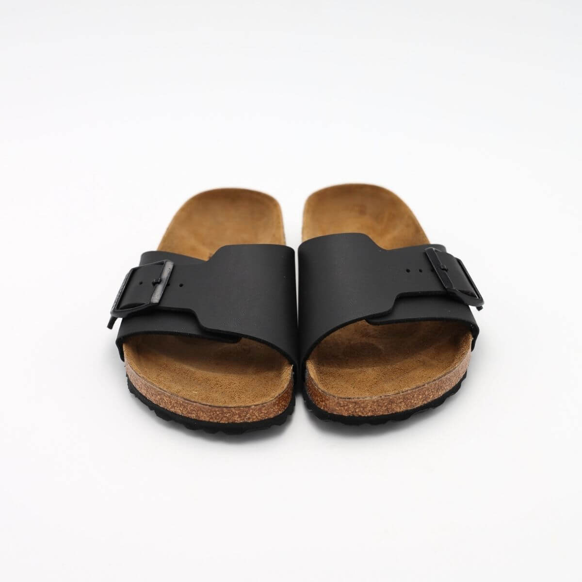 BIRKENSTOCK CIABATTA CATALINA 1026473 NERO NARROW FIT