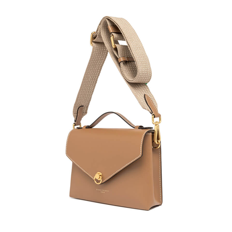 GIANNI CHIARINI BORSA CORALLO BS10653 CUOIO