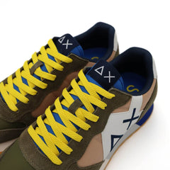 SUN68 SNEAKERS Z34112-1916 VERDE MILITARE