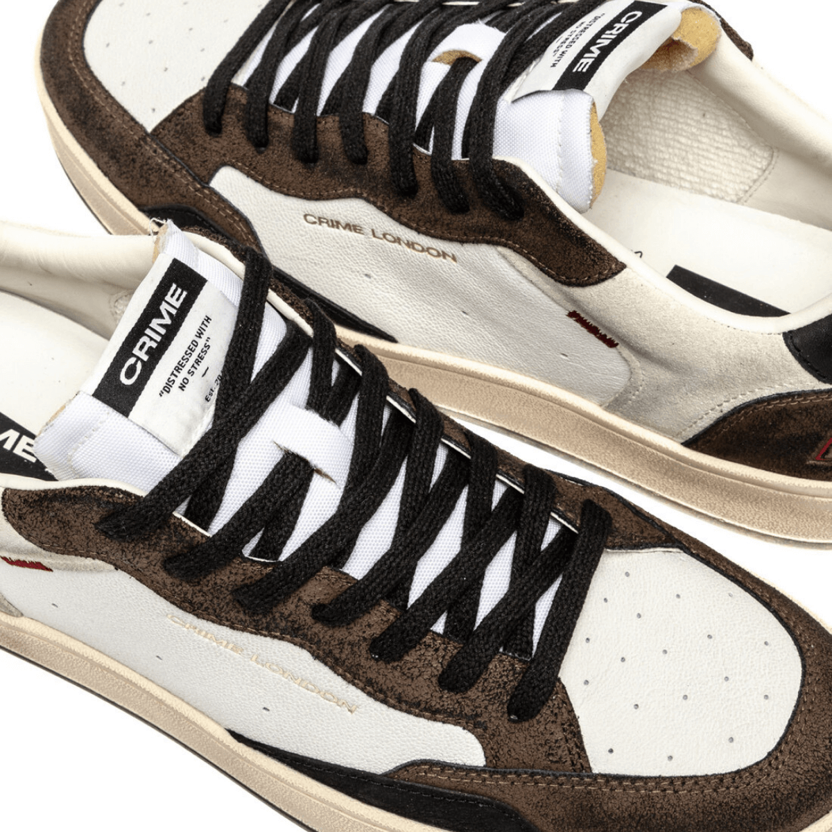 CRIME LONDON SNEAKERS CHELSEA 11200 10 BIANCO