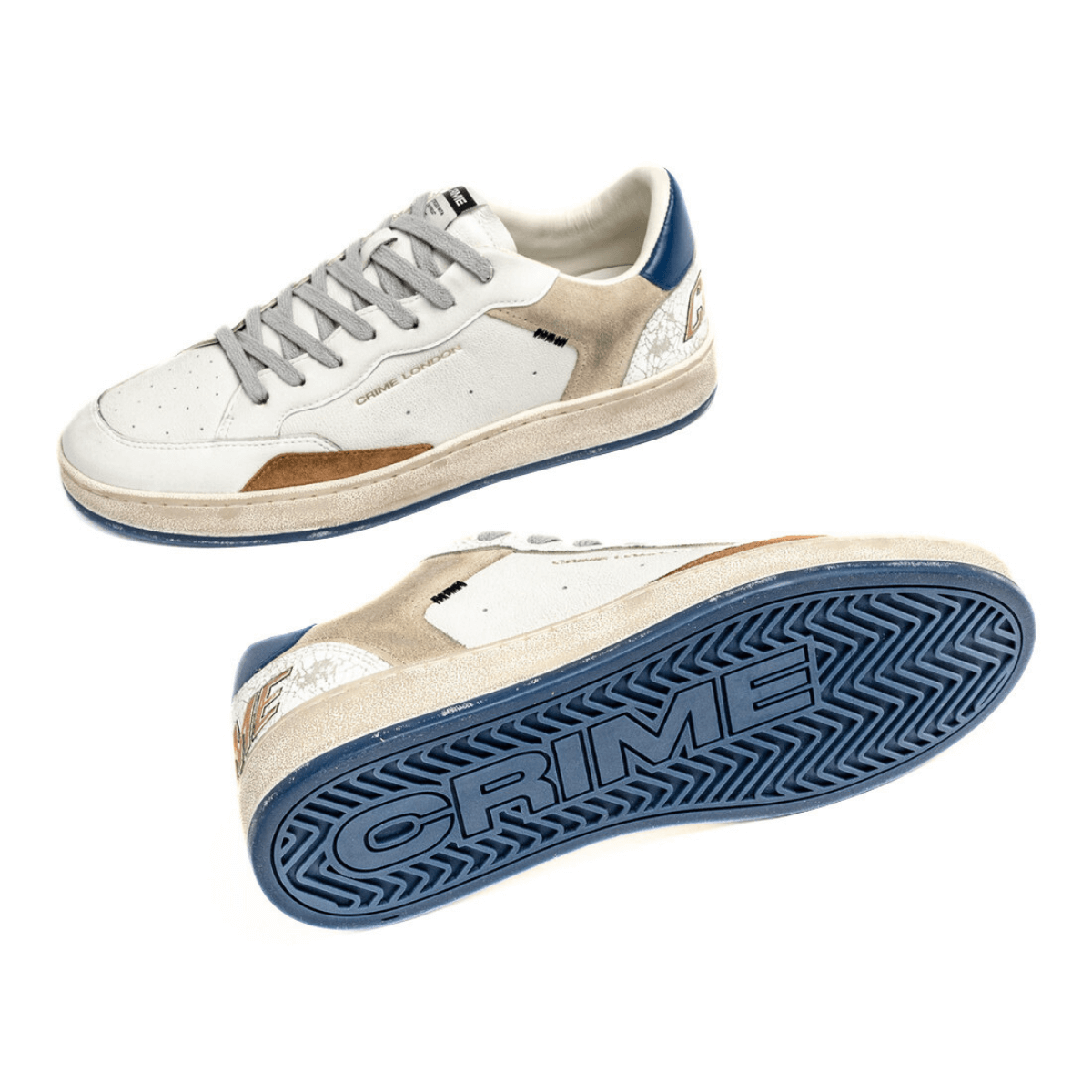CRIME LONDON SNEAKERS CHELSEA 11201 10 BIANCO