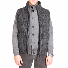 DSTREZZED GILET 121314 811 GRIGIO