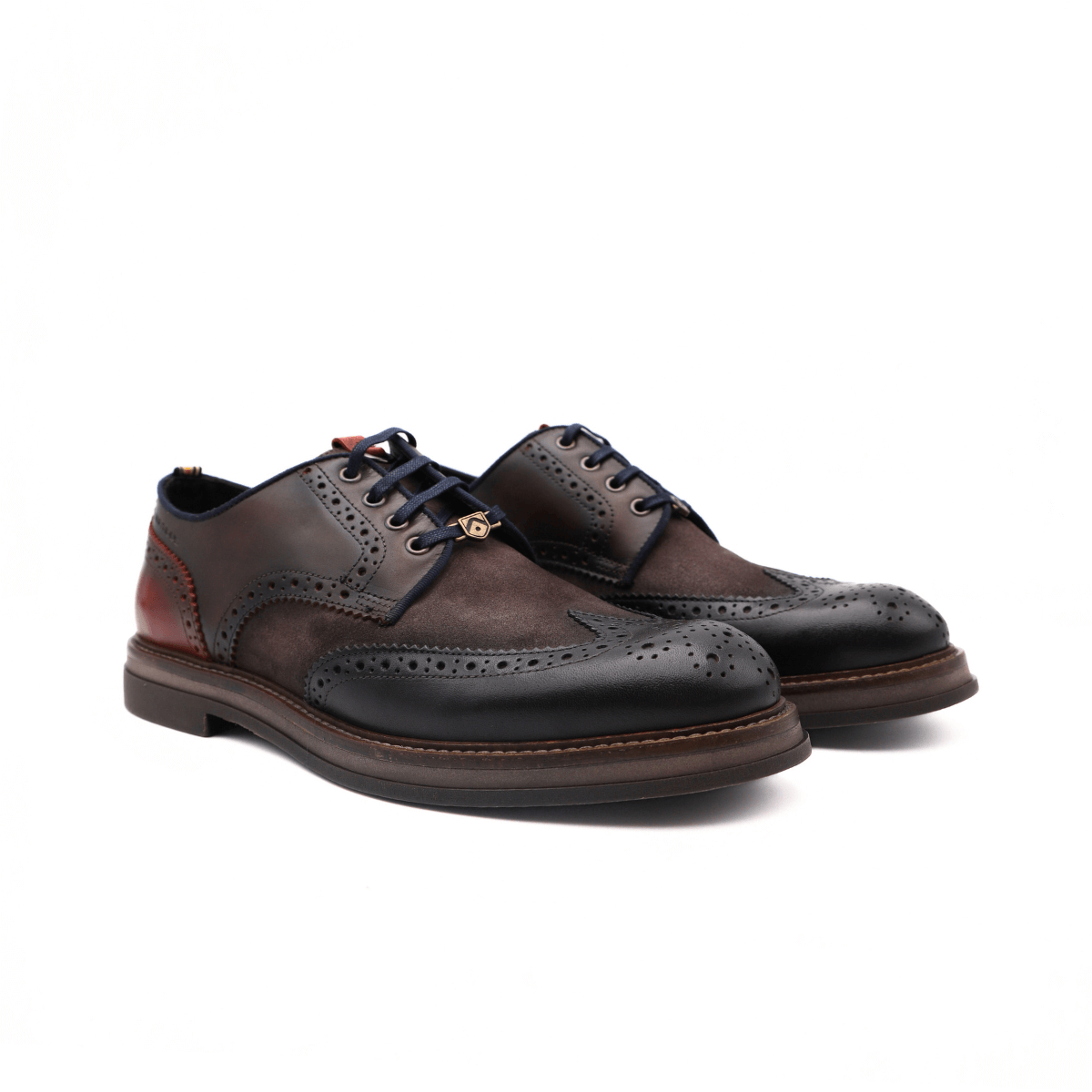 AMBITIOUS DERBY 12391C 6811 MARRONE