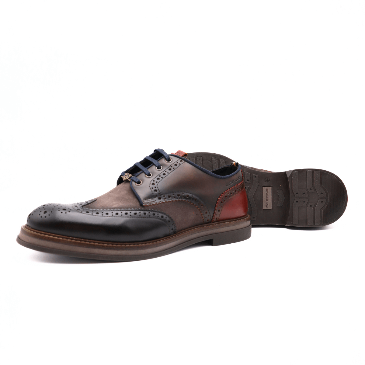 AMBITIOUS DERBY 12391C 6811 MARRONE