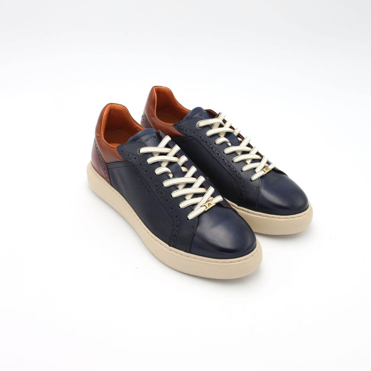 AMBITIOUS SNEAKERS 12500 6327 PELLE BLU