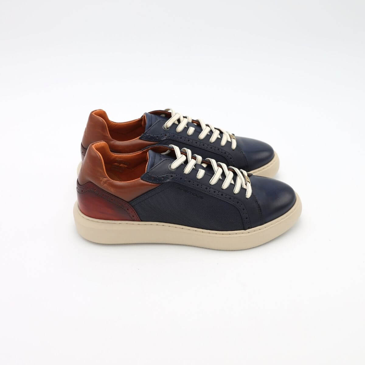 AMBITIOUS SNEAKERS 12500 6327 PELLE BLU