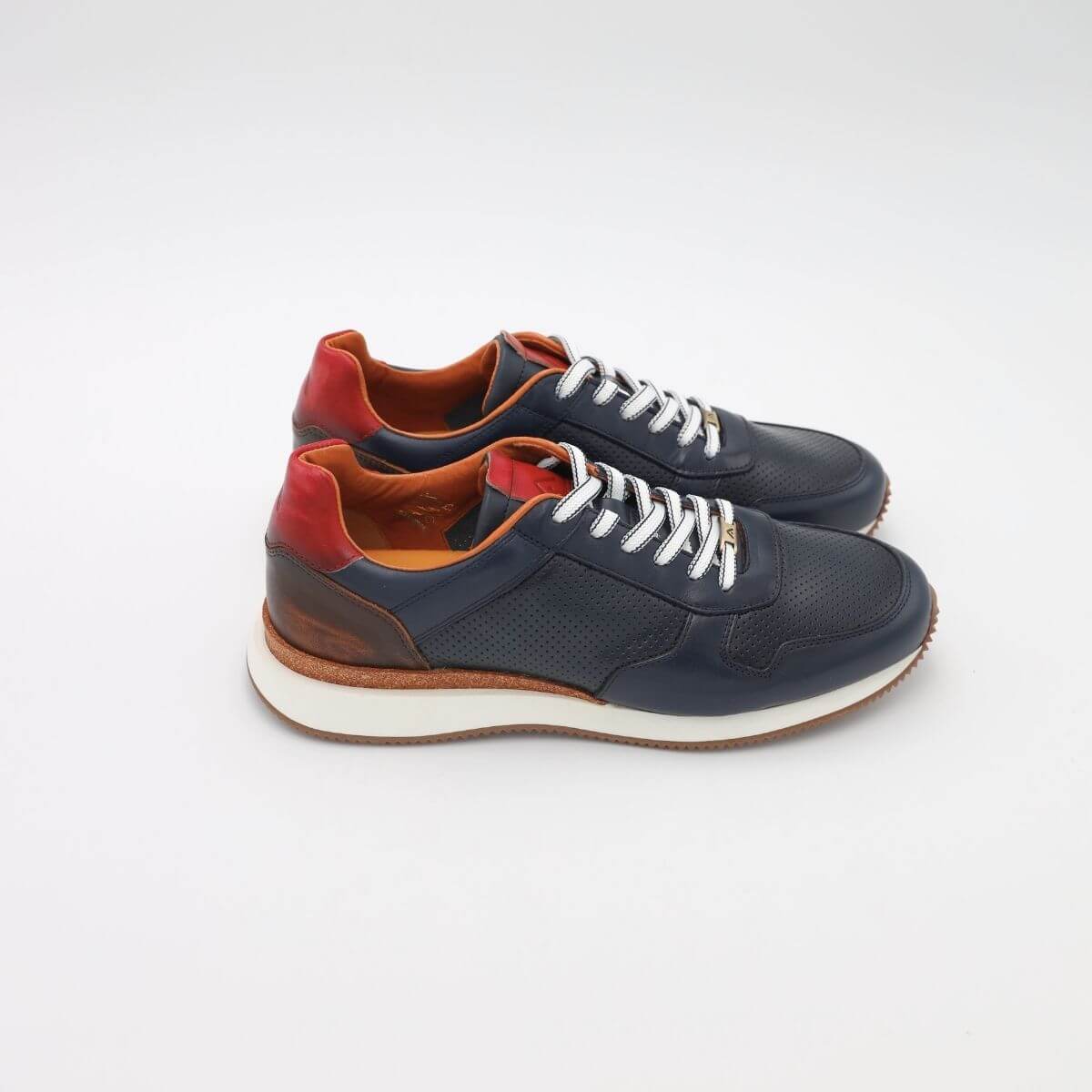 AMBITIOUS SNEAKERS 12902 6553 FORATA BLU