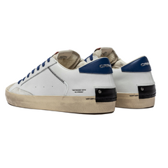 CRIME LONDON SNEAKERS 14000 DISTRESSED BIANCO