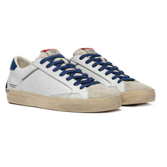 CRIME LONDON SNEAKERS 14000 DISTRESSED BIANCO