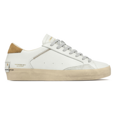CRIME LONDON SNEAKERS 14006 DISTRESSED BIANCO